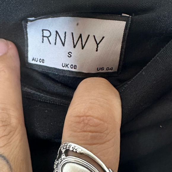 Runaway Black Strapless Mini Dress - Picture 3 of 4